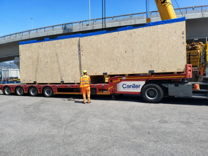 Trasporto macchinari speciali per Kroman Çelik: progetto completato
